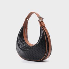 Free U.S. shipping. Style: Commuting , color:Black, suite for season：Spring, Summer, Autumn, Winter ，Anniversary, Going out, Hanging out, Material Genuine Leather, Black Leather Woven Half-moon Hobo Handbag Shoulder Bag Woven Hobo Bag, Office Crossbody Bag With Braided Handles, Black Leather Shoulder Bag With Braided Handles, Black Leather Baguette Bag For Shopping, Black Leather Baguette Bag With Leather Handles, Black Leather Handheld Baguette Bag, Chic Black Baguette Bag With Leather Handles, Office Shoulder Bag With Braided Handles, Leather Satchel Baguette Bag With Braided Handles