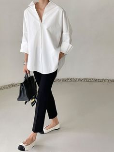 Oversized Button Down Shirt - Etsy Chic Oversized Shirt For Everyday, Chic Oversized Everyday Shirt, Oversized Solid Shirt For Workwear, Oversized Solid Color Blouse For Everyday, Oversized Solid Color Everyday Blouse, Oversized Blouse For Everyday, Oversized Blouse For Everyday Wear, Oversized Button-up Top For Casual Gatherings, Classic Oversized Shirt For Casual Gatherings