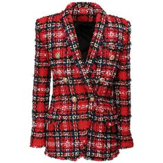 Our Cordelia Tweed Plaid Blazer is a classic statement piece for your Fall/Winter wardrobe featuring gold buttons and quality tweed leather. Luxury Fall Tweed Dress For Office, Luxury Tweed Dress For Office In Fall, Luxury Tweed Dress For Fall Office Wear, Luxury Winter Tweed Dress, Fall Party Tweed Blazer, Chic Red Tweed Dress, Fall Party Tweed Jacket, Luxury Tweed Dress For Winter, Luxury Plaid Tweed Jacket For Winter