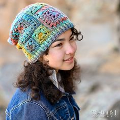 Fancy Crochet Patterns, Cape Au Crochet, Slouch Hat Crochet Pattern, Slouchy Hat Crochet Pattern, Boho Beanie, Granny Square Haken, Crochet Slouchy Beanie, American Crochet, Cardigan Au Crochet