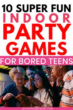 Party games for teens that will save any boring party and turn it into an amazing party for all teenagers. Indoor party ideas when you're stuck inside and need to entertain a group of teens. 10 great teen party games you need to try today. Indoor Party Ideas, Birthday Party Activities For Teens, Best Party Games, Party Games For Teens, Teen Games, Indoor Party Games, Party Game Ideas, Weather Games, Teenage Parties