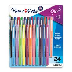 paper mate pens in assorted colors