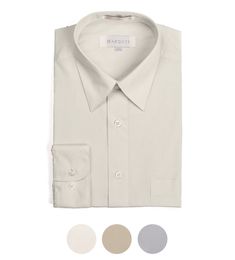 Our solid classic fit broadcloth dress shirts have prepared our customers for almost four decades as we have provided outstanding quality for the best price. These shirts are comprised of 60% cotton broadcloth/40% polyester, and come in a broad range of fantastic colors. -Marquis Broadcloth Dress, Steve Harvey, Fitted Dress Shirts, Fit Dress, After Dark, Dress Shirts, Fitted Dress, Dress Shirt, New Era