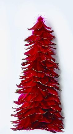 PRICES MAY VARY. Made of real dyed feathers Great tabletop decoration Feathers cascade down the tree Glitter Tips, Sparkle Ball, Red Christmas Decor, Silver Christmas Decorations, Christmas Party Themes, Red White Christmas, Gold Christmas Decorations, Christmas Glitter, Fresh Christmas Trees