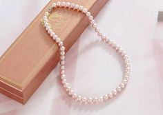 Classic White Freshwater Pearl Chain | Pearl Strand Necklace | AME Jewelery– AME Jewellery Pearl White Bridal Necklace As Gift, Round Pearl White Bridal Necklace As Gift, Pearl Bridal Necklace Gift, Elegant White Gold Necklace For Wedding Gift, Pearl White Jewelry For Mother's Day Formal Occasions, Formal Pearl Jewelry For Mother's Day, Elegant Pink Pearl Necklace For Anniversary, Rose Gold Round Beads Necklace For Wedding, Pearl White Bridal Necklace For Anniversary