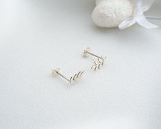 Leaf Stud Earrings Silver Leaf Branch Earrings Olive Branch Stud Earrings Tiny Leaf Earrings Minimalist Stud Earrings Gold Birthday Gift - Etsy Dainty Ear Climbers As Gift, Dainty Ear Climbers With Ear Wire As Gift, Delicate Ear Climbers With Ear Wire As Gift, Adjustable Nickel-free Ear Climbers As Gift, Dainty Hypoallergenic Ear Climbers As Gift, Dainty Hypoallergenic Ear Climbers For Gift, Dainty Hypoallergenic Ear Climbers, Handmade Sterling Silver Ear Climbers As Gift, Simple Cartilage Earrings As Gift