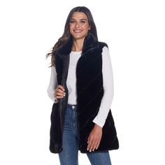 Stay fuzzy and warm in this fashionable women's faux-fur vest from Weathercast.Click on this WOMEN'S GUIDE to find the perfect fit and more! Stay fuzzy and warm in this fashionable women's faux-fur vest from Weathercast.Click on this WOMEN'S GUIDE to find the perfect fit and more! FEATURES High-neck collar Sleeveless Soft, faux-fur lining 2 side pockets Fully linedFIT & SIZING 32-in. length from shoulder to hem Designed to hit just below the waist Zipper front closure MidweightFABRIC & CARE Poly Fitted Faux Fur Vest With Faux Fur Lining, Chic Sleeveless Outerwear With Faux Fur Trim, Winter Faux Fur Vest With Fur Trim, Winter Faux Fur Vest With Trim, Sleeveless Fur Coat With Faux Fur Trim For Fall, Sleeveless Fur Coat With Faux Fur Trim, Sleeveless Faux Fur Coat With Fur Trim, Sleeveless Faux Fur Coat, Sleeveless Fur Coat With Faux Fur Lining For Fall