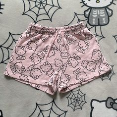 Nwot Hello Kitty Shorts In Xs No Flaws , Only Tried On . These Are So Cute I Just Wish Id Bought A Bigger Size Lol - Sanrio Hk Hello Kitty Shorts, Sanrio Clothes, Kitty Clothes, Wattpad Book, Kitty Items, Hello Kitty Clothes, Oc Stuff, Cute Shoes Heels, Hello Kitty Accessories