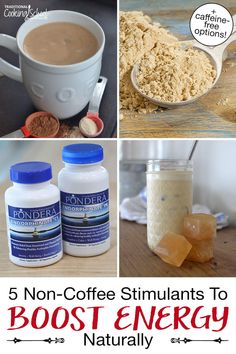 Struggling to stay focused and wish you could find something to naturally boost your energy... other than a cup of coffee or energy drinks full of caffeine? From adaptogenic herbs to lifestyle choices, here are 5 healthy coffee alternatives that act as natural stimulants without depleting or stressing out your body! #healthy #coffee #alternatives #energy #focus Energy Diet, Afternoon Slump, Energy Smoothies