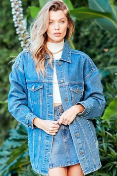 Lightweight Denim Jacket, Estilo Harajuku, Casual Denim Jacket, Casual Denim Jeans, Harajuku Women, Hooded Denim Jacket, Jean Large, Boyfriend Jean