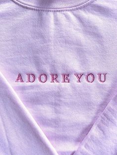 Valentines Graphics, Canyon Moon, Embroidery Sweatshirt, Sweat Shirts, Kindness Shirts, Embroidered Sweatshirt, Adore You, Canvas Designs, Embroidered Sweatshirts