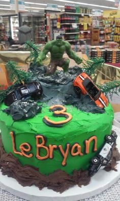 Hulk smash cake Hulk Smash Cake