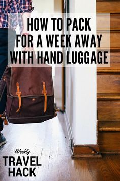 Packing Hand Luggage Only, Hand Luggage Packing, Luggage Packing Hacks, Pack For A Week, Layering Clothes, Ski Hotel, Travel Hack, Lightweight Luggage