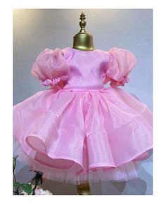 Get 10% off now! Buy princess puffy ballgown pink ruffled party dress for girls at cheap price online. Free stable shipping and pro custom service since 2009. Solid Color Princess Dress For Party, Solid Color Fitted Princess Dress, Birthday Princess Dress With Ruffles, Ball Gown Style, Ruffled Ball Gown Princess Dress For Birthday, Fitted Solid Princess Dress With Ruffles, Pink Princess Ball Gown For Spring, Princess Style Tutu Dress With Ruffles, Spring Pageant Ball Gown With Ruffles, Spring Princess Dress In Solid Color