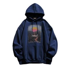 Retro styling meets modern comfort with our Retro Sunset Hoodie. Crafted from premium lightweight materials, this hoodie will keep you cozy and comfortable with a unique vintage style. Featuring an eye-catching sunset design, it's sure to be your go-to garment for those cooler days. Features: -100% Cotton -Crew Neckline -Dropped Shoulder -Sunset Graphic -Regular fit -Retro style Sunset Hoodie, Printed Hoodies, Sunset Design, Angel Print, Angel Girl, Free Scarf, Retro Sunset, Clothing Details, Fashion App