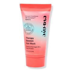 Travel Size Therapy Session Hair Mask - THERAPY SESSION MASK 2.0OZBenefitsDeeply conditions, hydrates, and delivers 48-hour smoothnessThis rich, creamy formula melts into hair, while helping melt your troubles awayNow clinically proven to instantly repair hair, making it 2X stronger and 3X more hydrated after just one use.*Relax and unwind your way to shiny, healthier-looking hairCertified cruelty-free through Leaping Bunny, certified vegan, and certified GMO-freeFree of Sulfates, Parabens, Phthalates, SLES, MIT/MCIT, Mineral Oil, Nanoparticles, Triclosan, Triclocarban, BHT, BHA, Oxybenzone, and BenzophenoneNew packaging is made from 97% recycled plastic. Give this package another life! Recycle through TerraCycle*Clinically tested to perform when compared to not using Therapy Session Hair Purple Hair Streaks, Eva Nyc, Increase Hair Growth, Nyc Travel, Repair Hair, Hair Streaks, Hair Control, Brittle Hair, Nyc Trip