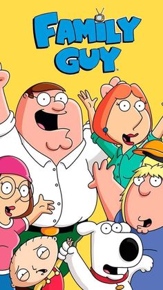 the family guy poster is shown in this image