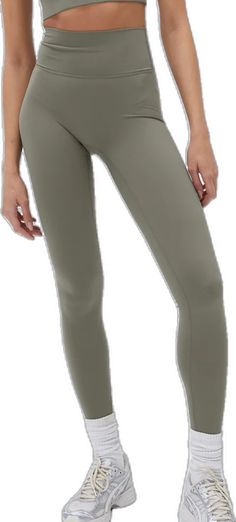 Green Leggings, Squat Proof, Olive Green, Casual Looks, Soft Fabrics, Stretch Fabric, Trench Coat, Sleeve Top, Leggings