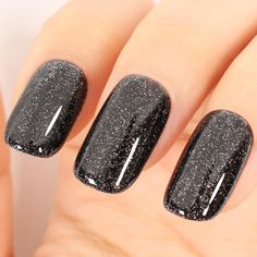 PRICES MAY VARY. 💅Black Gel Nail Polish:Sparkle Shimmer black gel nail polish,easy to diy nail art.Black glitter gel polish is an ESSENTIAL for everyone! 💖Environmental & Healthy: 13 Toxin Free Ingredient makes it healthy and low odor. No harsh ingredients or adhesives that lead to damaged nails. 🤳Easy Application and Good Tenacity. With proper application, last at least 21 Days. 🎨Speed Curing with LED Nail Lamp: The gel nail polish kit need to be cured under LED light. Base and Top coat req Black Sparkle Dip Powder Nails, Black Halo Nails, Glitter Black Nails, Black Sparkly Nails, Black Sparkle Nails, Black Glitter Nails, Black Gel Polish, Halo Nails, Glitter Gel Nail Polish