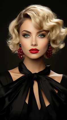 حفل توديع العزوبية, Belle Blonde, Hollywood Glam, Blonde Beauty, Vintage Hairstyles, العناية بالشعر, Beauty Face, استوديو الصور, Beautiful Eyes