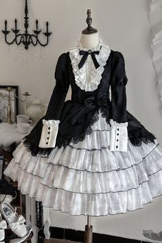 Kawaii Outfit Ideas, Op Dress, Classic Lolita, Art Dress, Fashion Design Clothes, Kawaii Clothes