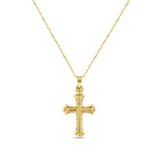 Textured Small Gold Cross Necklace 14k Yellow Gold Gold Cross Necklace, Gold Gift, Emerald Earrings, Gold Cross, Religious Jewelry, Maze Runner, Anniversary Wedding, Chain Pendant, Jewelry Inspo