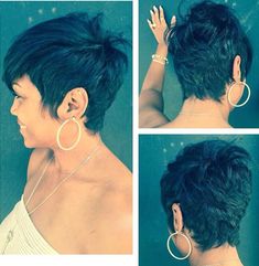 Short cut African American hair Unique Pixie Haircut, Shaving Cut, Cotton Hair, Haute Hair, Cool Short Hairstyles, Hair Affair