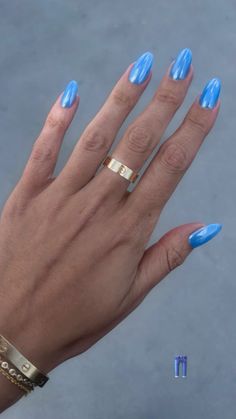 Inspo: Kensington Gel Nails For Blue Dress, Princess Diaries Nails, Cruise Dip Nail Ideas, Nail Inspo 4th Of July, Nail Designs 2024 Trends, Almond Nails Designs Blue, 2024 Nail Ideas, Nail Inspo 2024, Nail Inspo Summer 2024