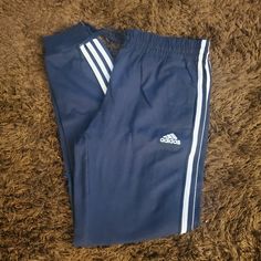 Women's Adidas Joggers Size Medium. They Are A Dark Navy Blue Color Never Worn In Excellent Condition Smoke Free Home I Accept Most Offers Adidas Blue Joggers For Sports, Blue Sportswear Joggers With Three Stripes, Blue Three Stripes Joggers Sportswear, Blue Sports Joggers With Three Stripes Branding, Blue Adidas Sportswear Sweatpants, Adidas Blue Sportswear Sweatpants, Blue Joggers With Three Stripes For Sports, Blue Joggers With Three Stripes Branding For Sports, Adidas Blue Sporty Joggers