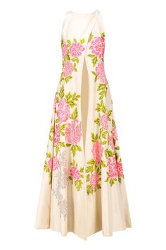 Cream Color Overlap Anarkali Kurta Set – Panache Haute Couture Anarkali Kurta Set, Resham Work, Curated Outfit, Kurti Patterns, Designer Kurti Patterns, Indian Bridal Lehenga, Anarkali Kurta, Manish Malhotra, Exotic Fashion