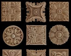 the different designs and shapes of decorative tiles