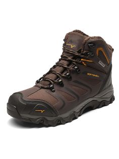 Grab a pair of quality boots for winter adventures. the men's winter work boots are inlaid with soft lining for superior warmth. A non-slip and textured rubber outsole helps you tackle outdoor terrain with safety and confidence. Find men's winter boots durable enough for any weather conditions.Men's Winter Snow Boots Ankle High Waterproof Hiking Boots Outdoor Lightweight Shoes Trekking Trails Brown      Hiking Boots   Men Shoes, size features are:Bust: ,Length: ,Sleeve Length: Rugged Wear-resistant Waterproof Boots With Round Toe, Rugged Waterproof Boots With Wear-resistant Round Toe, Rugged Wear-resistant Boots For Outdoor Activities, Brown Ankle Hiking Boots For Outdoor, Brown Winter Work Boots For Adventure, Brown Breathable High-top Boots, Brown Wear-resistant Hiking Boots For Outdoor Work, Rugged Wear-resistant Winter Work Boots, Rugged High-top Breathable Waterproof Boots