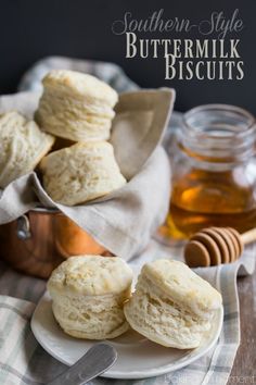 Southern-Style Buttermilk Biscuits: made in 20 minutes! -Baking a Moment Fluffy Buttermilk Biscuits, Homemade Biscuits From Scratch, Buttermilk Drop Biscuits, Biscuits From Scratch, Homemade Buttermilk Biscuits, Buttermilk Biscuits Recipe, Buttermilk Recipes