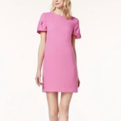 Nwt$248 Trina Turk Jacinta Shift Dress In Snap Dragon Pink, Size 6. Fully Lined, Concealed Back Zip Closure. Lay Flat: 36” Bust, 41” Hip, 36.5” Long. Daywear A-line Shift Mini Dress, Shift A-line Mini Dress For Daywear, Daywear Shift Fit A-line Mini Dress, Spring Mini Length Dress For Date, Spring Date Mini Dress, Spring Formal Shift Midi Dress, Chic A-line Dress For Date, Fitted Knee-length Dress For Date, Spring Short Sleeve Mini Dress For Cocktail