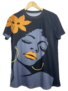 Unleash your daring spirit with the Lady Faces Tee! Made with premium quality material, this tee features a bold design of lady faces that represents strength, boldness, and confidence. Perfect for those who like to take risks and stand out from the crowd. Elevate your style and make a statement with the Lady Faces Tee. SHIPS WITHIN 7-10 BUSINESS DAYS Fit true to size, spandex polyester blend Shun is wearing a size medium small 2-4 M 6-8 L 10-12 XL 14-16 2XL 18-20 Bohemian Style Rings, Jackets Dress, Tie Necklace, Weather Activities, Black Accessories, Take Risks, Shoe Closet, Slipper Boots, The Lady