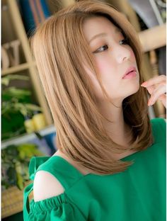 Asian Long Hair, Pretty Short Hair, Medium Length Hair Straight, Cover Hair, Wedding Hair Half, Girl Haircut, Girl Haircuts