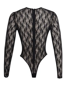 This exquisite piece showcases a captivating allover floral lace print, featuring long sleeves and a high-cut cheeky bottom. Crafted from stretch lace and unlined, the bodysuit includes a 100% cotton gusset at the crotch for comfort. The design is completed with an invisible zipper at the center back neck and a hook-and-eye closure at the top edge. Versatile and chic, this bodysuit is ideal for celebratory events, birthdays, nights out, vacations, or any special occasion. Exclusively available i True Lies, Tie Dye Jumpsuit, Lace Print, Lace Long Sleeve, Maxi Dress Cocktail, Sparkly Dress, Plus Size Jumpsuit, Navy Dress, Dress With Cardigan