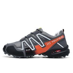 New Large Size Outdoor Mountaineering Shoes Men's Shoes Breathable Shock Absorption Sports Hiki Wear-resistant Low-top Sneakers For Jogging, Breathable High-top Walking Shoes For Sports, Durable Sporty Low-top Sneakers, Wear-resistant Low-top Running Sneakers, Sporty Wear-resistant Slip-on Sneakers, Lace-up Walking Shoes With Shock Absorption For Outdoor, Lace-up Walking Shoes With Shock Absorption For Jogging, Wear-resistant Gray Low-top Sneakers, Wear-resistant Black Sneakers For Jogging