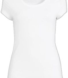 Casual White T-shirt With Cap Sleeves, Casual White Cap Sleeve Tops, White Fitted Short Sleeve Scoop Neck Top, White Fitted Scoop Neck Short Sleeve Top, White Fitted Short Sleeve Top With Scoop Neck, Basic White Scoop Neck Short Sleeve Top, White Cap Sleeve T-shirt, White Scoop Neck Short Sleeve Top, White Fitted Scoop Neck T-shirt