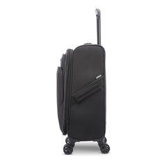 With its thick fabric weave, durable edge piping and protective corner guards, Phenom LTE is the embodiment of reliable performance luggage. This oversized carry on is perfect to pack all your extras for going to and from your destination. Sometimes you just need a little more room and Phenom LTE has you covered. Classic Black Luggage For Weekend Trips, Black Cases With Luggage Sleeve For Trip, Black Luggage With Sleeve For Trip, Functional Black Luggage With Leather Trim, Black Travel Cases With Luggage Sleeve, Classic Black Cases For Trip, Black Luggage With Leather Trim For Business Trips, Classic Nylon Travel Bag With Luggage Sleeve, Black Rectangular Luggage With Leather Trim