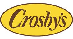 the crossy's logo is brown and yellow