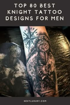 the top 80 best knight tattoo designs for men on his arm, leg and forearm