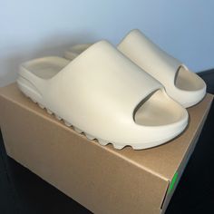 Yeezy Slides ‘Bone’ 2022 Worn Once No Scuffs, Marks, Or Defects Excellent Condition Comes With Original Box Size Us Women’s 8 Shoes Yeezy, Xmas Wishlist, Yeezy Slides, Xmas List, Bone Color, Slides Women, Yeezy Shoes, Tennis Shoes, Christmas List