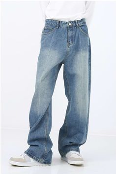 If you’re looking for a classic pair of jeans that stand the test of time, then look no further than nightcity clothing’s faded jeans. These comfortable jeans for men can be worn in any occasion and easily paired with any top. Whether you’re out on the town or just chilling, these classic jeans will have you looking timeless and stylish. Get yourself a pair of these classic faded jeans for the ultimate weekend wardrobe.
Gender: MenMaterial: PolyesterPants Length: Ankle-LengthWaist Type: Mid-Wais Mens Loose Jeans, Men’s Streat Wear, Straight Leg Jeans Mens, Grunge Jeans Men, Men's Baggy Jeans, Faded Jeans Outfit Men, 80s Jeans Men, Jean Cuts Types, Types Of Jeans Men