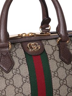 100% Calf Leather Gucci Crossbody Satchel, Gucci Crossbody Satchel With Top Carry Handle, Gucci Brown Satchel Bag, Gucci Satchel With Detachable Strap For Shopping, Gucci Rectangular Satchel With Branded Hardware, Gucci Classic Satchel With Branded Hardware, Classic Gucci Satchel With Branded Hardware, Gucci Satchel With Branded Hardware For Shopping, Gucci Satchel For Shopping With Branded Hardware