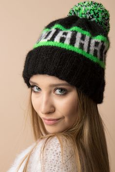 Our 100 % hand knit beanies are just what you are looking for. Customized with your own text, this winter hat is a unique piece of art. Express your own ideas and style - choose your favorite colors, wording, style - and we will knit it for you. All our hats are knitted with soft wool, that will keep you warm. Easy to maintain and wash The perfect gift for your loved ones, family, friends and even a whole team! contact us with any questions you may have Black Knitted Beanie For Winter, Trendy Black Crochet Hat For Winter, Green Winter Beanie One Size, Green Knitted Winter Hat, Black Crochet Beanie For Cold Weather, Green Winter Beanie, Winter Green Beanie, Green Beanie Cap For Winter, Black Crochet Hat For Winter