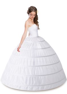 PRICES MAY VARY. 【Full Shape Ball Gown Petticoat】- This single layer and 6 steel hoops full shape ball gown petticoat skirt has good and strong support, which could help make your ball gown, wedding dress or Quinceanera dress more puffy and elegant. 【Adjustable Waist】- This women 6 hoop petticoat skirt crinoline underskirt waist design with drawstring and magic sticker. Drawstring can be adjusted freely according to your waist or comfort, it’s super comfortable and Sturdy. This floor length pett Voluminous Crinoline Ball Gown Petticoat, Ruffled Crinoline Ball Gown Petticoat, Ball Gown Petticoat With Ruffles In Crinoline, Fitted Tiered Petticoat For Wedding, Fitted Tiered Wedding Petticoat, Wedding Tiered Petticoat, Crinoline Dress For Debutante Ball With Full Skirt, Crinoline Ball Gown For Weddings, Debutante Ball Petticoat With Attached Cancan