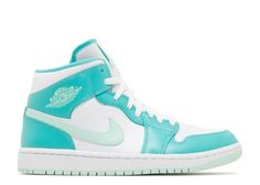 Air Jordan 1 Mid SE GS 'Edge Glow' - Air Jordan - CV4611 100 - white/hyper crimson/pink blast | Flight Club Παπούτσια Nike Free, Cute Jordans, Nike Shoes Women Fashion, Wmns Air Jordan 1, Shoes For School, Boty Nike, Back To School Shoes, Trendy Shoes Sneakers, Nike Shoes Girls