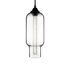 Niche Crystal Pharos Pendant Light - Modern Clear Glass Lighting Crystal Pendant Lights, Modern Glass Pendant Light, Modern Pendant Lighting, Cord Set, Crystal Pendant Lighting, Hospitality Projects, Residential Lighting, Handmade Modern, Boutique Design