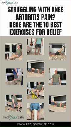 Knee arthritis pain can be challenging, but relief is achievable! Introducing 10 of the best exercises designed to reduce discomfort and enhance joint flexibility. Tailored for all fitness levels, these movements offer a blend of gentle stretches and muscle-strengthening techniques. Don't let arthritis keep you from moving comfortably. Dive in to find your path to a more agile, pain-free life! #KneeArthritis #PainRelief #TopExercises #JointFlexibility #GentleStretches Gentle Stretches, Knee Pain Relief Remedies, Knee Health, Knee Strengthening Exercises, Knee Pain Exercises, Pain Relief Remedies, Lower Back Pain Exercises, Knee Pain Relief